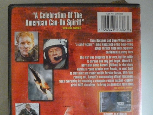 Dvd  Behind Enemy Lines  - Owen Wilson Y Gene Harckman 1