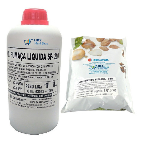 Fumaça Líquida Sf 200 Sabor De Defumados + Fumaça Em Pó 0