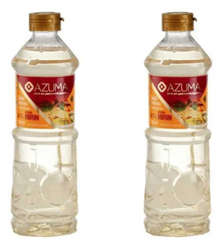 Kit 2 Saquê Licoroso Culinário Azuma Mirin 500ml 0