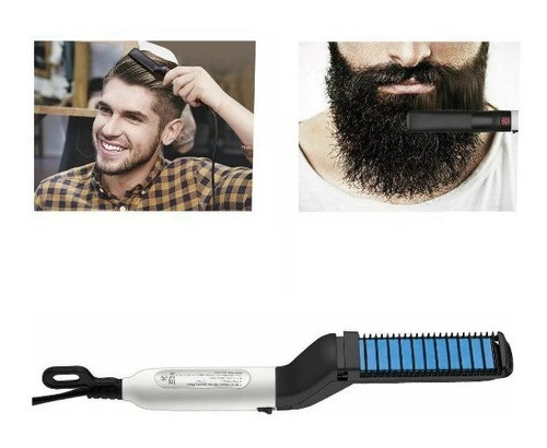 Chapinha Para Barba Cabelo Alisador Elétrico Masculino Bivo 0