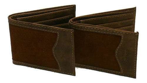 Billetera De Cuero Caballero Combinada Cod. 20 1