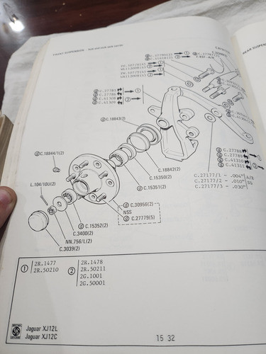 Manual Despiece Jaguar Xj12 Serie 2 Año 1974 1