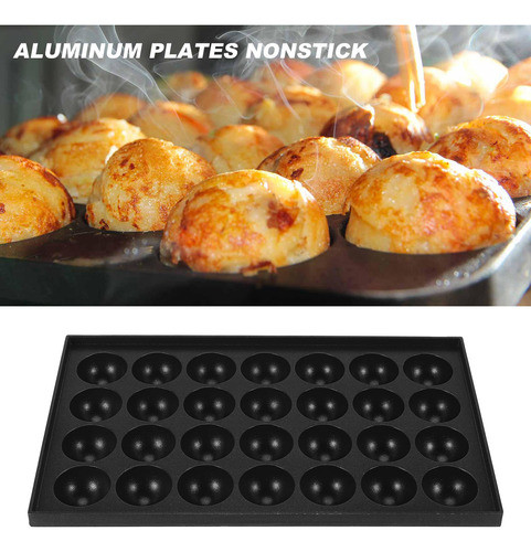 Placa Quente Takoyaki De 28 Furos E 4 Cm, Antiaderente Cook 1