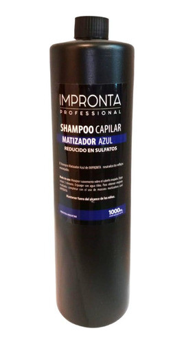 Shampoo Matizador Azul 1000ml - Impronta Kit X 6 Unidades 0