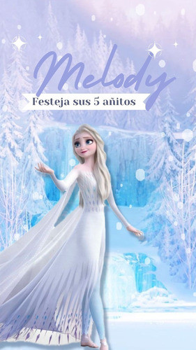 Invitación Animada Elsa Frozen 0