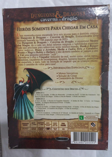 Dvd Dungeons & Dragons - Caverna Do Dragão - Box 4 Discos 1
