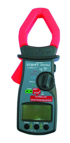 Pinza Amperometrica Digital Tester Dt201ft Luxell Lcd Hold 1