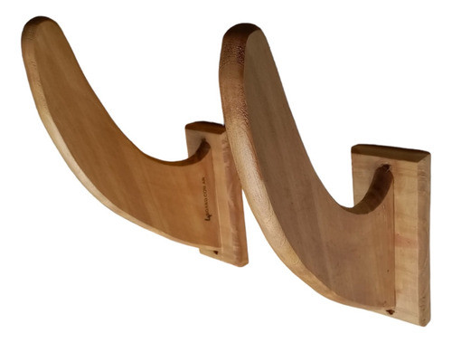Soporte Porta Tabla De Surf 4board Rack Fins Madera Maciza 1