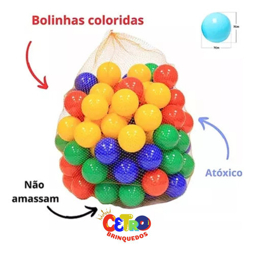 Bolinhas P/ Piscina 200 Un Melhor Material Não Amassam 1