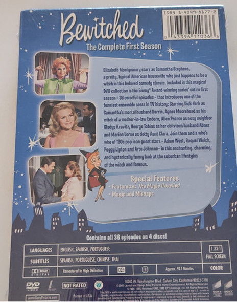 Bewitched Hechizada Primera Temporada Completa 4 Dvds Usa 1