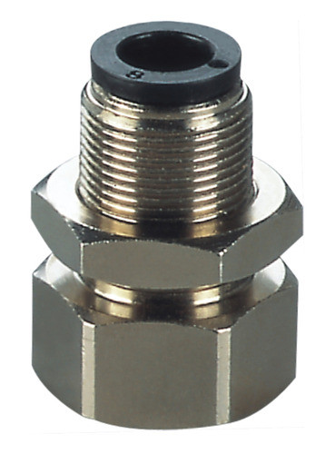 Conector Neumatico  Para Panel Tubo De 6 Rosca Hembra 1/4 0