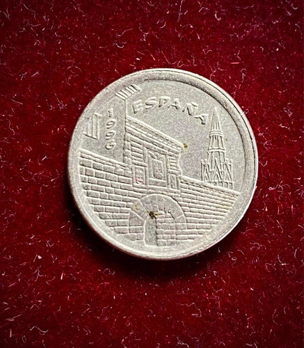Moneda 5 Pesetas Eapaña 1996 Km 960 La Rioja 1