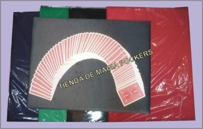 Tapete Para Magia 35 X 45 Base Rigida Cartas Naipes Bicycle 0