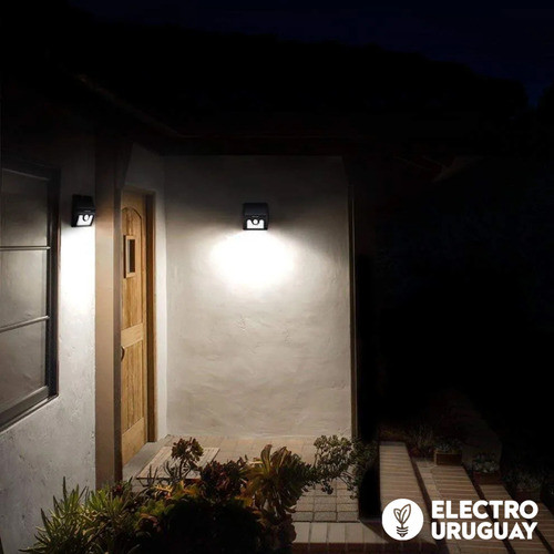 Artefacto Solar De Pared 1.5w Cálido Ip54 Macroled 1