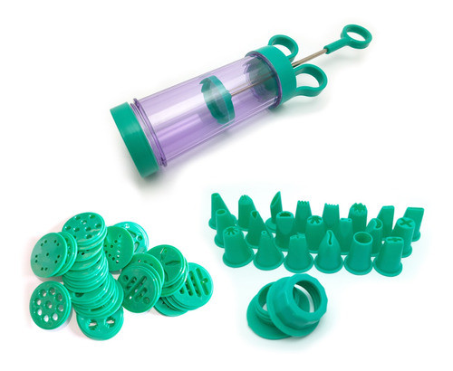 Kit Maquina Manual De Churros Com Bicos E Discos 73 Peças 0