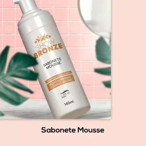 Sabonete Mousse 140ml Show Bronze 1