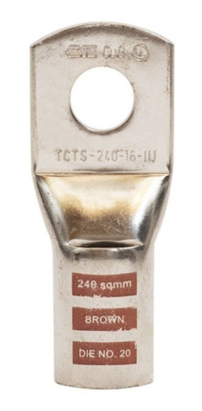 Pack X 5u - Terminal Cobre Estañado 240mm2 Ojal 5/8 0