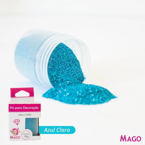 Kit 3 Glitters Comestíveis Com Borrifador Mago Confeitaria 1