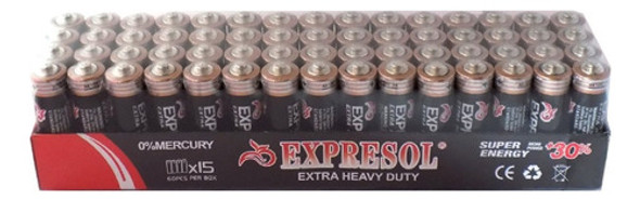 Pila Aaa Expresol Caja 60 Pilas Triple A 1,5v Comune Salinas 0