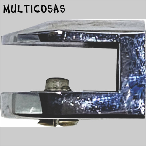 Par De Mini Soportes Para Estantes De Vidrio 2,5x2,5cm 1