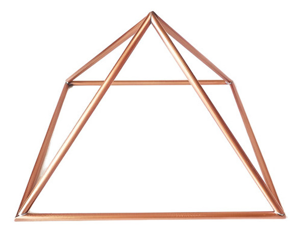 Pirâmide Quéops Cobre Energia 23cm Radiestesia Reiki Terapia 0