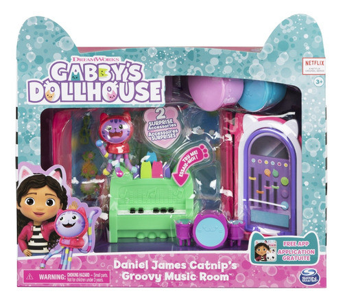Gabby's Dollhouse Set De Habitaciones 36203 - Giro Didáctico 0