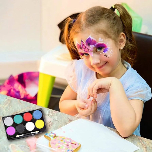 Pintura- Maquillaje Para Rostro Fluo.....  8 Colores 1