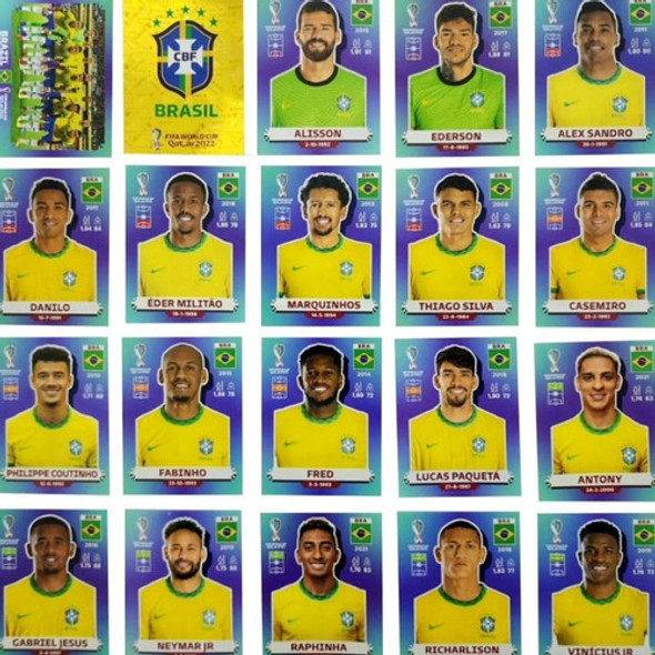 Figurinhas Da Copa Em Arquivo Pdf Para Imprimir Qatar 2022 0