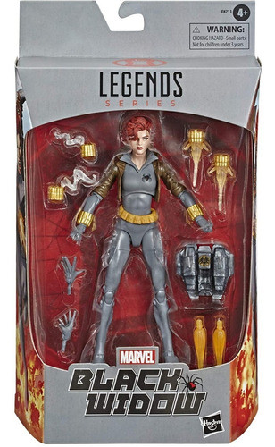 Marvel Legends Series Black Widow Grey Suit Exclusive 1
