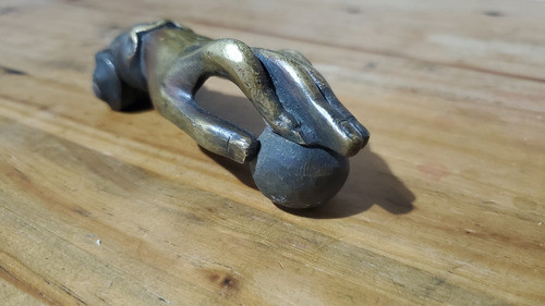 Golpeador Llamador De Puerta Antigua Bronce 0