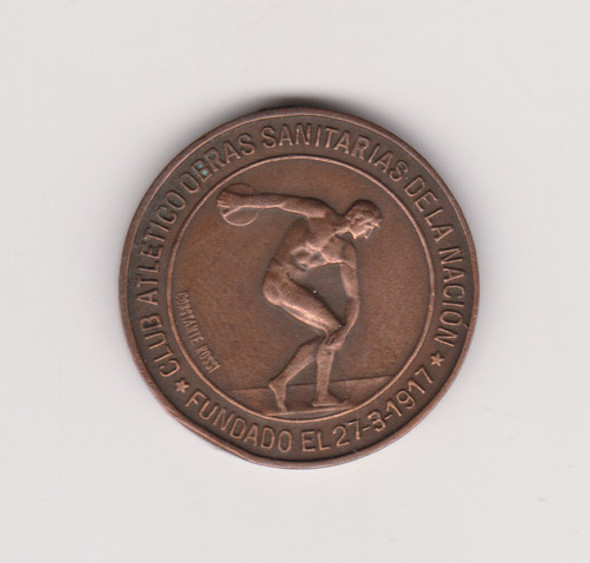 Medalla Obra Sanitarias De La Nacion  1917-32 15 Aniversario 0 Medalla Obra Sanitarias De La Nacion  1917-32 15 Aniversario 0