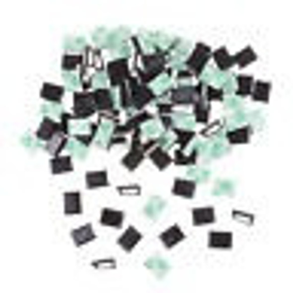 Negro 100 Adhesivo Pc Cable Cable Cable Tie Clip Organizador 1