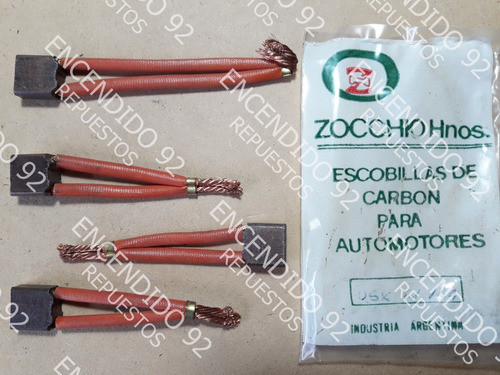 Carbon Escobilla De Arranque Tria Vw Carat 4 Carbones 1