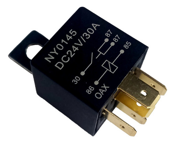 Mini Relay Rele Universal 24v 5t Concentrico C/ Soporte 0