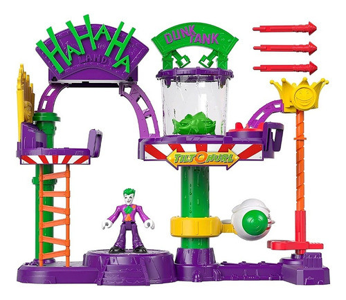 Casa Del Guasón / Joker Juguete Villano Batman Dc 3-8 Años 0