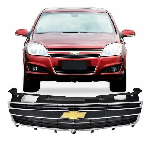 Grade Radiador Vectra 2009 2010 2011  Friso Cromado Emblema 0