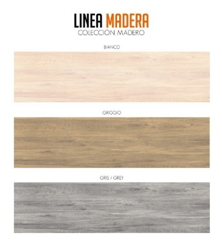 Madero Bianco 22x160 Porcelanato 1 Era Calidad/ San Pietro 1
