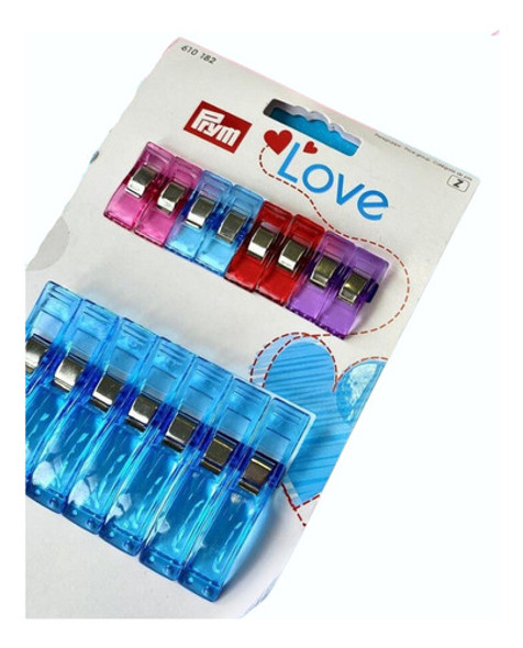 Prendedor Para Tecido Prym Love Clips 15 Unidades 0