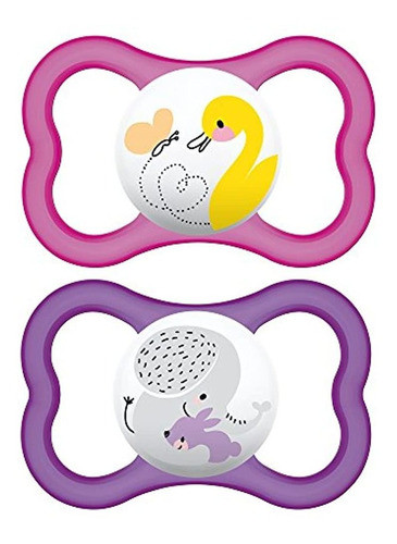 Mam Air Chupito De Ortodoncia Para Niña 6 Meses 2count 0