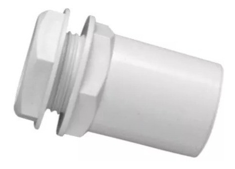 Conector Pvc Blanco 20 Mm - 3/4 Pack X 10 Genrod - Stg 1