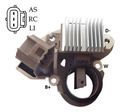 Regulador Voltagem P/ Ford Fusion 03/08 Edge A866t52970 1
