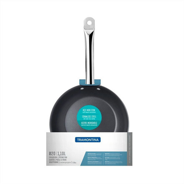 Sarten Tramontina Acero Inoxidable Induccion 20 Cm Antiadher 1 Sarten Tramontina Acero Inoxidable Induccion 20 Cm Antiadher 1