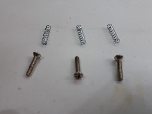 3 X Parafusos Tele Bridge Mais 3 X Molas Tele Bridge 0