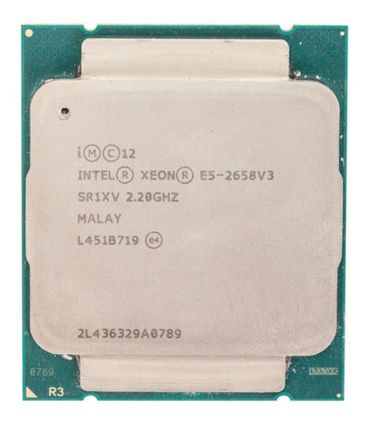 Processador Intel Xeon E5-2658 V3 2.20ghz 12-core Pn Sr1xv @ 0