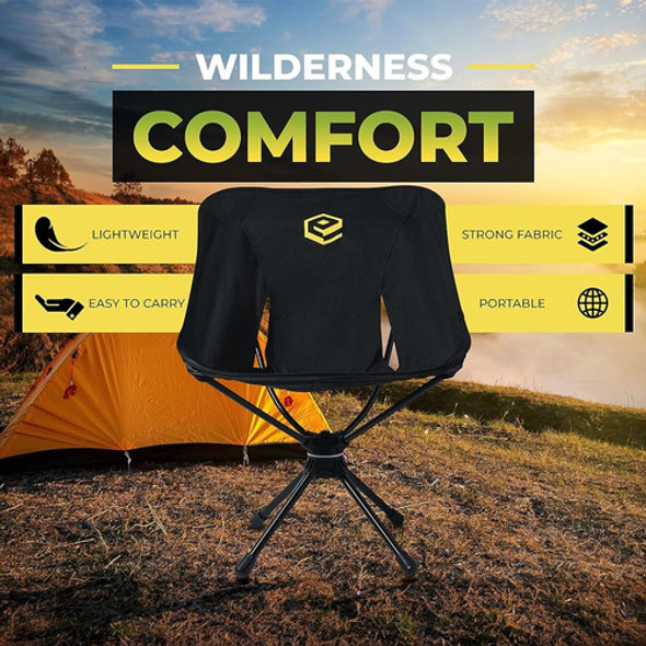 Ecomerr Silla De Camping Portátil - Silla Plegable Compacta 1