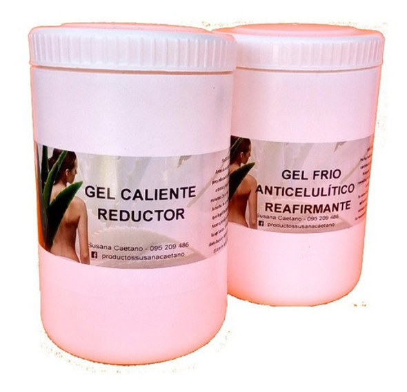 Gel Caliente Reductor + Gel Frío Reafirmante Anticelulítico 1 Gel Caliente Reductor + Gel Frío Reafirmante Anticelulítico 1