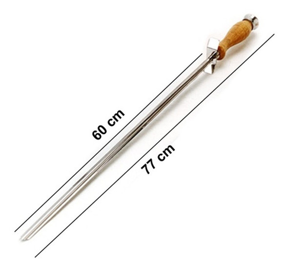 Espada Galetto Brochette Lujo Acermel 77 Cms Largo Total 1 Espada Galetto Brochette Lujo Acermel 77 Cms Largo Total 1