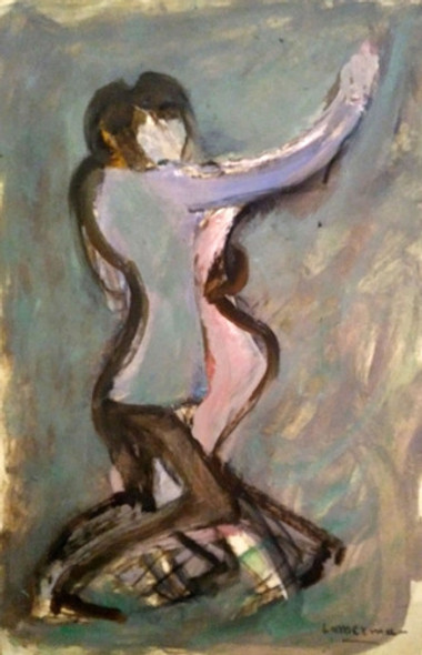 Pareja Tango, Oleo De Juana Lumerman 0