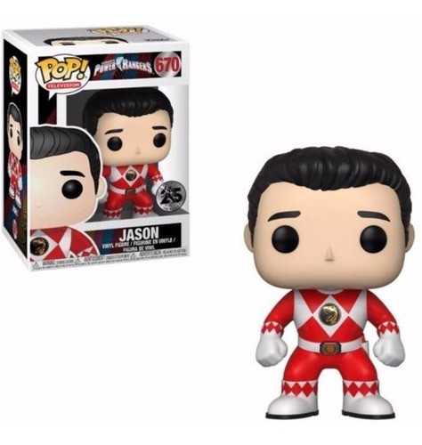 Funko Pop Power Rangers Jason #670 Nuevo Original 0