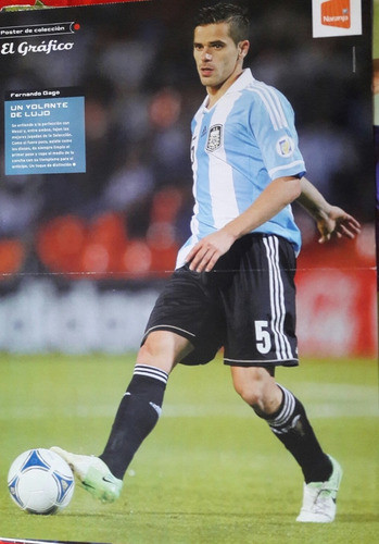 Mini Poster Fernando Gago  43 X 30 Satinado 1